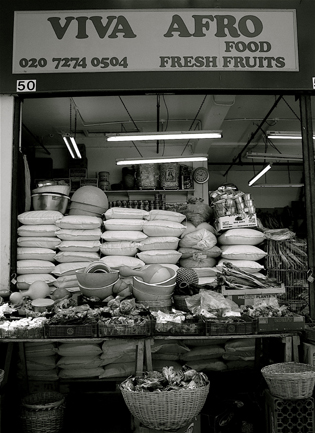 Viva Afro` 3rd ave - `Cleaning the Greens` 1st & 5th ave - `Elephant Man` -3rd ave - Brixton Village SW9