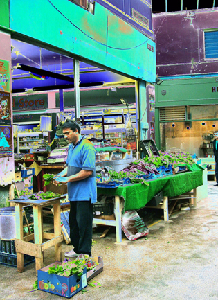 Viva Afro` 3rd ave - `Cleaning the Greens` 1st & 5th ave - `Elephant Man` -3rd ave - Brixton Village SW9