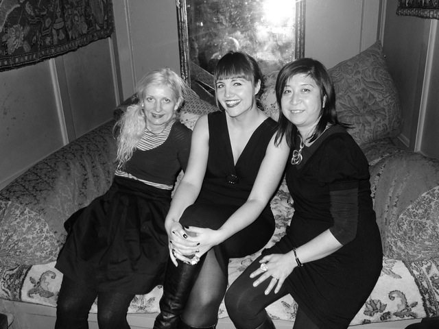  Jo Wonder, Liz Atkin and Kaori Homma at Blacks in Soho, London 